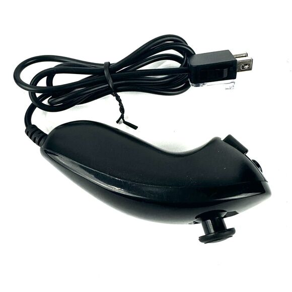 Nintendo Wii - Black Nunchuck Controller Official Genuine OEM - Picture 3 of 5